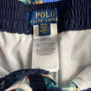 Hawaiian Print Swimming Trunks NWOT